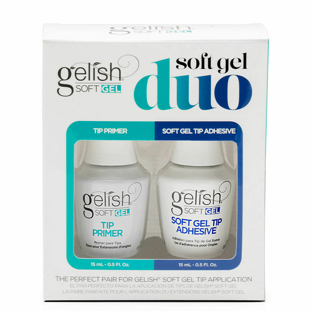 Gelish Soft Gel DUO - Tip Primer tapadásfokozó és Tip Adhesive tipragasztó 15 ml
